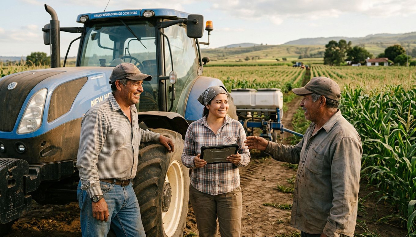 ¿puede una máquina transformar el rendimiento de una cosecha? experiencia de agricultores reales